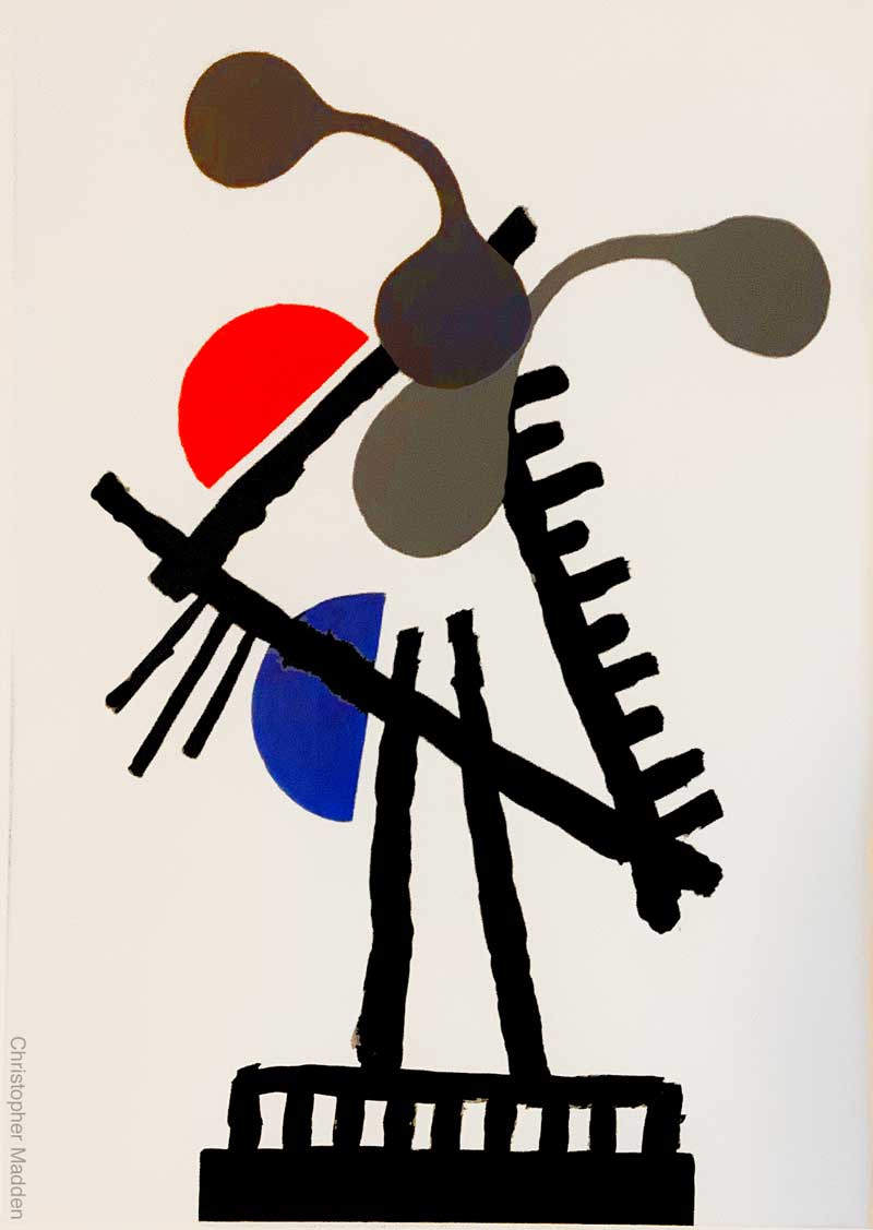 Contemporary artwork - abstract acrylic painting Abstract contemporary art - acrylic black and white based painting