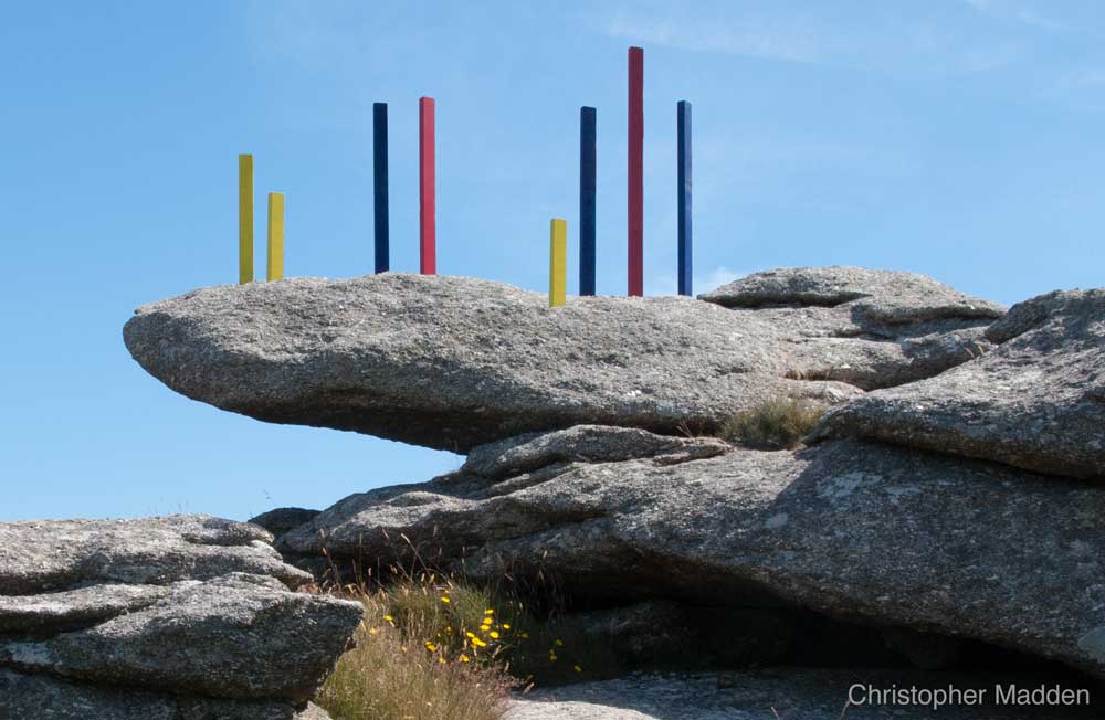 contemporary land art Cornwall