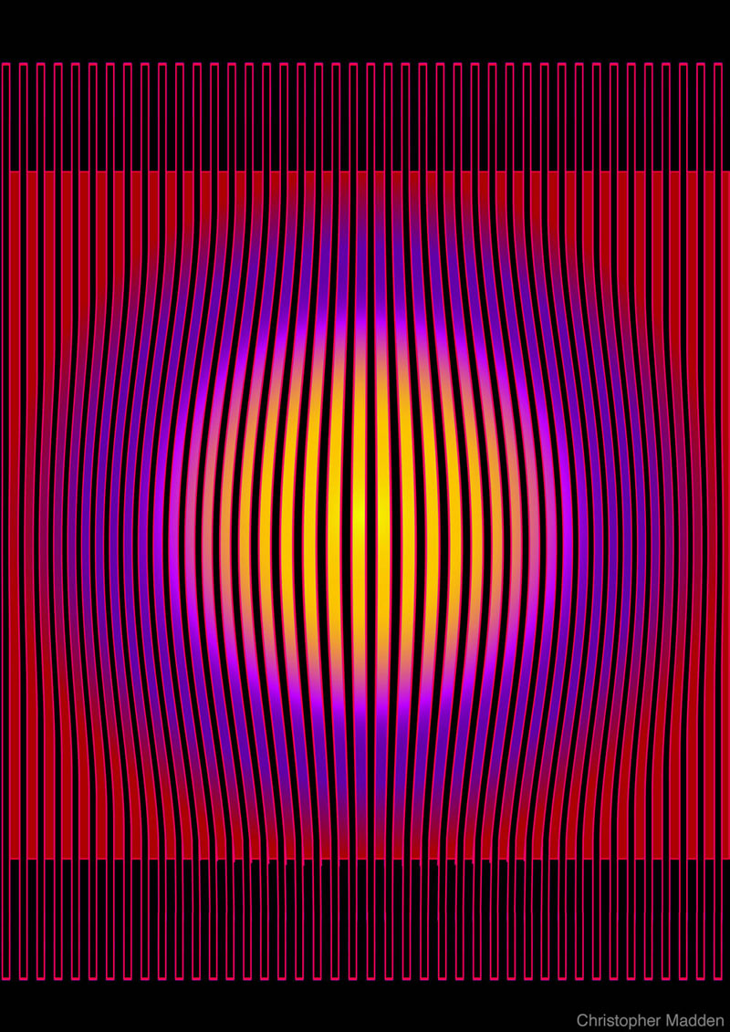 Contemporary op art design Contemporary op art design
