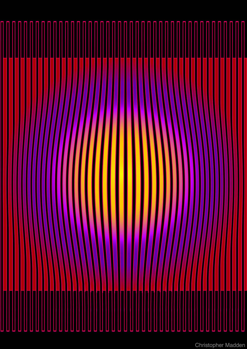 Contemporary op art design