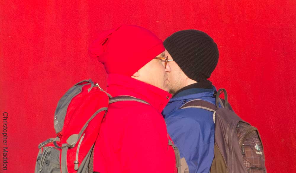 surreal photograph - strange alignment of faces surreal photography - strange alignment of heads