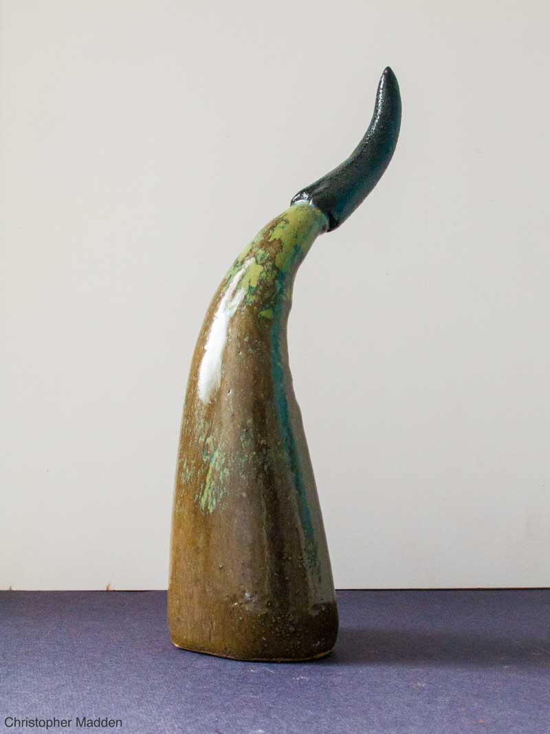 Modern ceramic abstract sculptural form