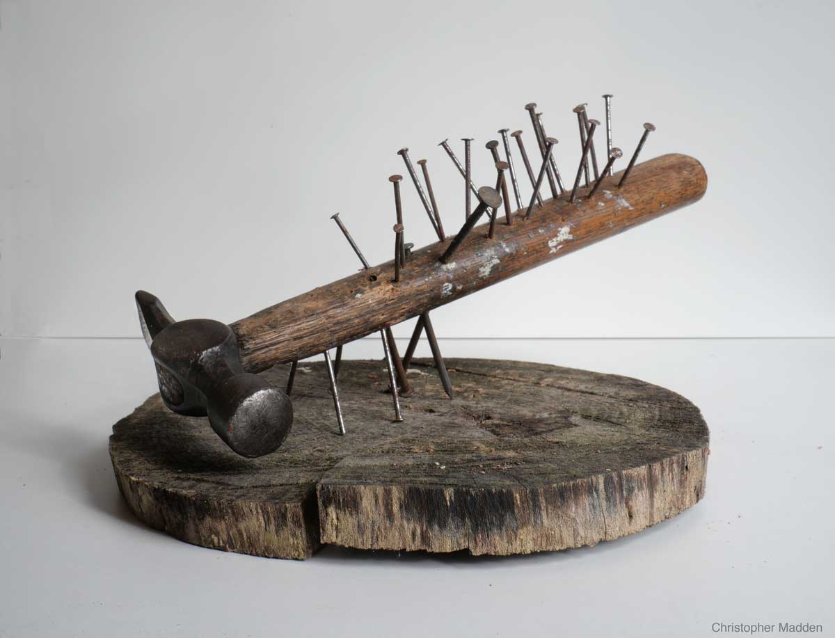 political oppression art hammer sculpture