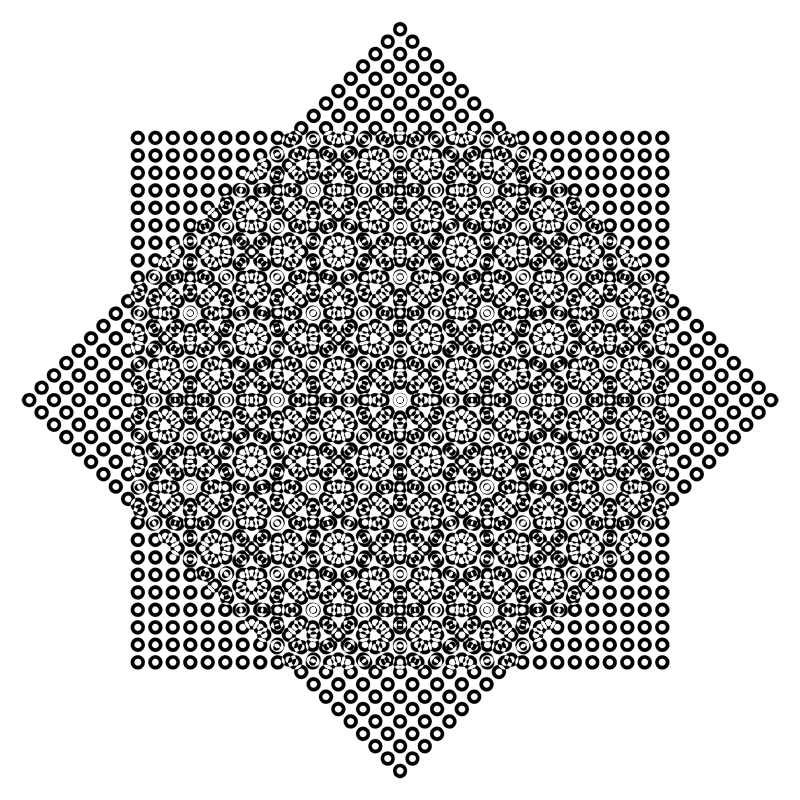 contemporary art optics - optical effects complexity from simplicity
