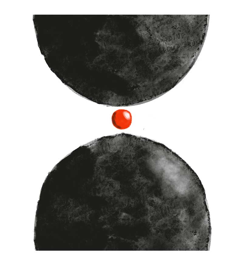 contemporary abstract art black spheres red sphere contemporary abstract art black spheres red sphere